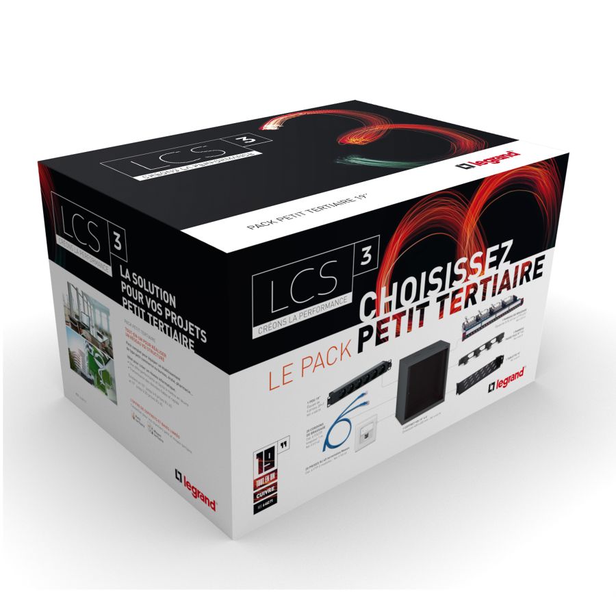 LCS3 Pack coffret 19 pouces Legrand