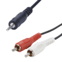 Cordon Jack 3.5 M / 2 RCA M-1m photo du produit