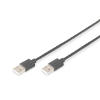 Cable USBA M-M 1,8m noir photo du produit