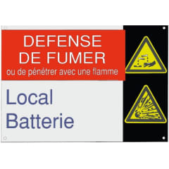 affiche alu local batterie photo du produit