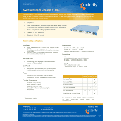 AvediaStream c1103 chassis 3-s photo du produit