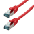 RJ45 Cat.6a-S/FTP -rouge - 1m photo du produit