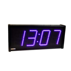 HORLOGE 4 DIGITS 120mm RGB photo du produit