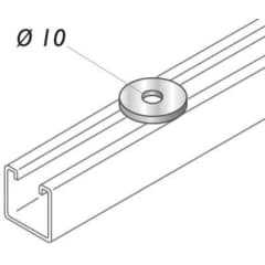 RONDELLE PLATE 10 STRUT41 GM photo du produit