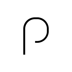 Alphabet of Light W "p" lowerc photo du produit