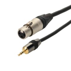 Cor XLR 3b-Jack 3.5 st FM 80m photo du produit