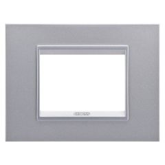 PLAQUE LUX 4P METAL ALU.SATI.M photo du produit