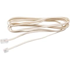 Cordon tél 5m RJ11/RJ45 ivoire photo du produit