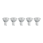 EcoPack 5x LED GU10 4.5W 827 photo du produit