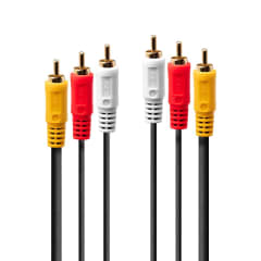 Câble audio vidéo Premium, 3 x RCA (Cinc photo du produit