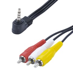 Cord Jack 3.5 M/3 RCA M - 1m50 photo du produit