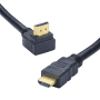 Cord HDMI A M/M à 90° - 2m photo du produit