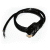 Cordon connecteur noir 2m IP68 photo du produit