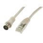 CORDON TV RJ45-_COAX 9.52 5M photo du produit