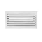 Grille lames courbes 400X200 photo du produit