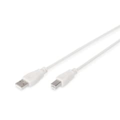 Cable USBA-B M-M 5m beige photo du produit