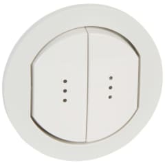 ENJO.IP44 DOUBLE VOYANT BLANC photo du produit