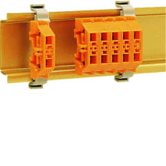 Mini Borne rail DIN 2,5 Orange photo du produit