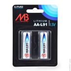 Blister(s) x 2 Pile lithium bl photo du produit