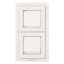 CADRE ENCASTRE IP55 2X2M BLANC photo du produit