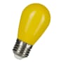 LED Party ST45 E27 1W Jaune photo du produit