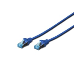 CAT 5e SF-UTP PVC 0.5m, bleu photo du produit