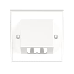 Faceplate, 2 Port, 86x86mm, S photo du produit