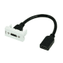 Plast 45x22.5 - HDMI F - 0m20 photo du produit