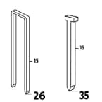 RAC-A20 AGRAFES 20MM X 1000PCS photo du produit