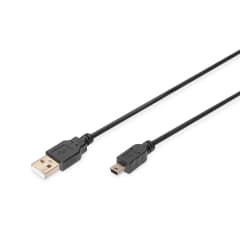 USB 2.0 cable, A - mini B (5pi photo du produit