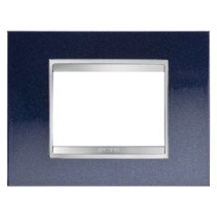 PLAQUE LUX 3P METAL BLUE CHIC photo du produit