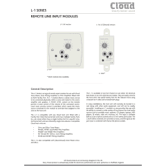 Module preampli mural u photo du produit