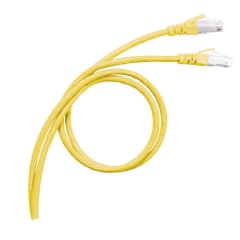 CORDON C6A S/FTP  PVC JAUNE 5M photo du produit