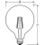 BTE1 LEDSP+GLOBE125FIL11W=100V photo du produit