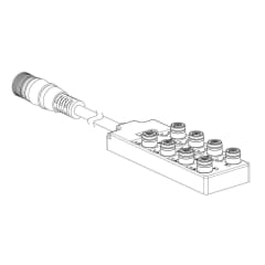 MPIS U12 PNP 4P 0.3M M23 12P photo du produit