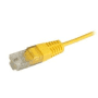 Cordon RJ45 1 paire UTP jaune photo du produit