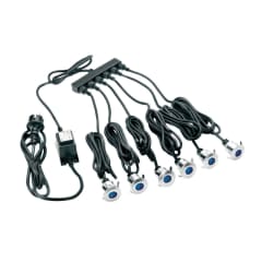 KIT 6 SPOTS LED DEAUVILLE BLEU photo du produit