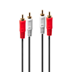 Cable audio Premium 2x RCA mal photo du produit