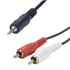 Cordon Jack 3.5 M / 2 RCA M-1m photo du produit