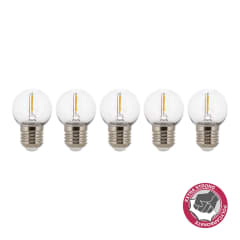 EcoPack 5x LED FIL Safe E27 1W photo du produit