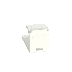 Blank Module, 1 Port, Off Wh photo du produit