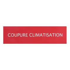 ETIQUETTE COUPURE CLIM photo du produit