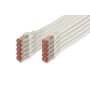 CAT 6 S-FTP LSZH 1m, X10, blan photo du produit