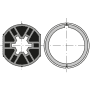 Roue/couronne ls40 diam 40x1,5 photo du produit