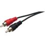 Cord aud 2 x 2 RCA, 6 m photo du produit