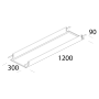 Cadre R Ossature 1200X300 blan photo du produit