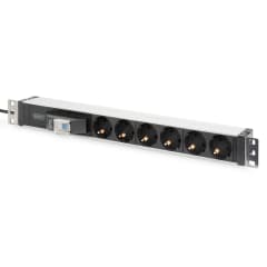 1U PDU, rack, 6 prises 16A photo du produit