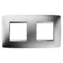 PLAQUE ONE INT. 2+2P H CHROME photo du produit