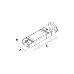 DRIVER LED 25W 500MA CC DALI photo du produit