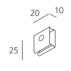 PROFILE SNAP HANGER FOR TENS ( photo du produit